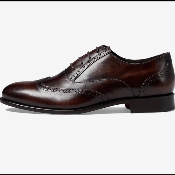 Men’s Massimo Matteo Corazzano Wing Tip 10.5 M (chocolate) - Picture 4 of 12